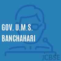 Gov. U.M.S. Banchahari Middle School Logo