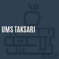 Ums Taksari Middle School Logo