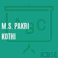 M.S. Pakri Kothi Middle School Logo