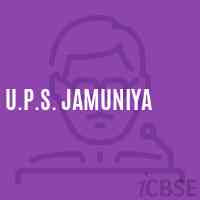 U.P.S. Jamuniya Middle School Logo