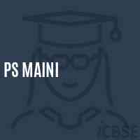 Ps Maini Primary School Logo