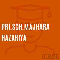 Pri.Sch.Majhara Hazariya Primary School Logo