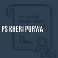 Ps Kheri Purwa Primary School Logo