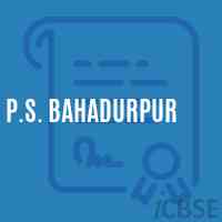 P.S. Bahadurpur Primary School Logo