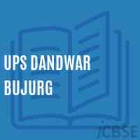 Ups Dandwar Bujurg Middle School Logo