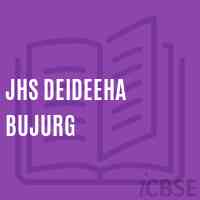 Jhs Deideeha Bujurg Middle School Logo
