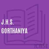 J.H.S. Gorthaniya Middle School Logo