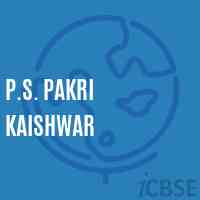 P.S. Pakri Kaishwar Primary School Logo