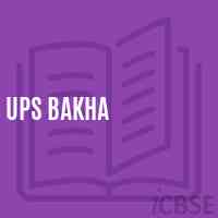 Ups Bakha Middle School Logo