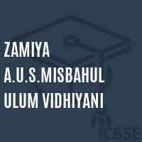Zamiya A.U.S.Misbahul Ulum Vidhiyani Middle School Logo