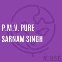 P.M.V. Pure Sarnam Singh Middle School Logo