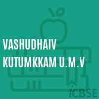 Vashudhaiv Kutumkkam U.M.V Secondary School Logo