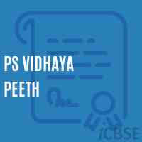 Ps Vidhaya Peeth Primary School Logo