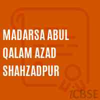 Madarsa Abul Qalam Azad Shahzadpur Middle School Logo