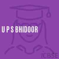 U P S Bhidoor Middle School Logo