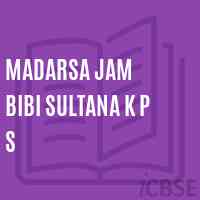 Madarsa Jam Bibi Sultana K P S Primary School Logo
