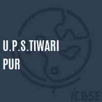 U.P.S.Tiwari Pur Middle School Logo