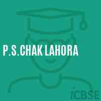 P.S.Chak Lahora Primary School Logo