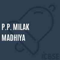 P.P. Milak Madhiya Primary School Logo