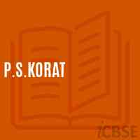 P.S.Korat Primary School Logo