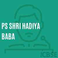 Ps Shri Hadiya Baba Primary School Logo