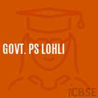 Govt. Ps Lohli Primary School Logo