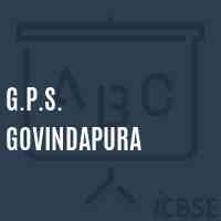 G.P.S. Govindapura Primary School Logo