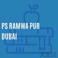 Ps Ramwa Pur Dubai Primary School Logo