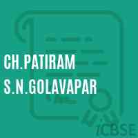 Ch.Patiram S.N.Golavapar Primary School Logo