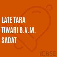 Late Tara Tiwari B.V.M. Sadat Primary School Logo