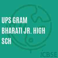 Ups Gram Bharati Jr. High Sch High School Logo