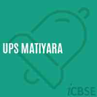 Ups Matiyara Middle School Logo