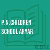 P.N.Children School Aryar Logo