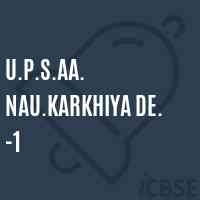 U.P.S.Aa. Nau.Karkhiya De. -1 Middle School Logo