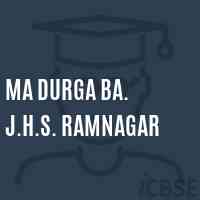 Ma Durga Ba. J.H.S. Ramnagar Middle School Logo