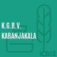 K.G.B.V. Karanjakala School Logo