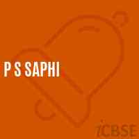 P S Saphi Primary School Logo
