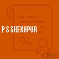 P S Shekhpur Primary School Logo