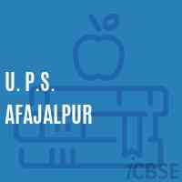 U. P.S. Afajalpur Middle School Logo