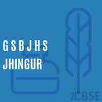G S B J H S Jhingur Middle School Logo