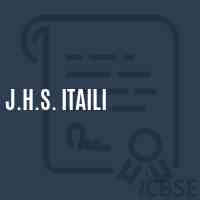 J.H.S. Itaili Middle School Logo