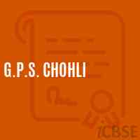 G.P.S. Chohli Primary School Logo