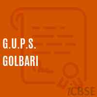 G.U.P.S. Golbari Middle School Logo