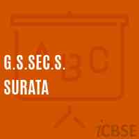 G.S.Sec.S. Surata High School Logo