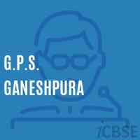 G.P.S. Ganeshpura Primary School Logo