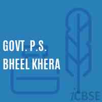 Govt. P.S. Bheel Khera Primary School Logo