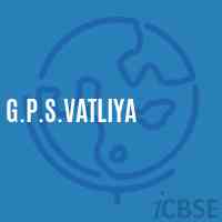 G.P.S.Vatliya Primary School Logo