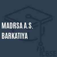 Madrsa A.S. Barkatiya Primary School Logo