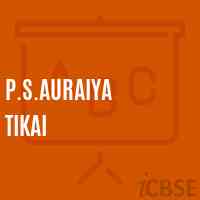 P.S.Auraiya Tikai Primary School Logo