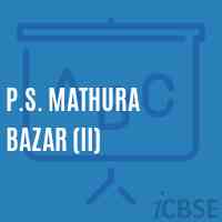 P.S. Mathura Bazar (Ii) Primary School Logo
